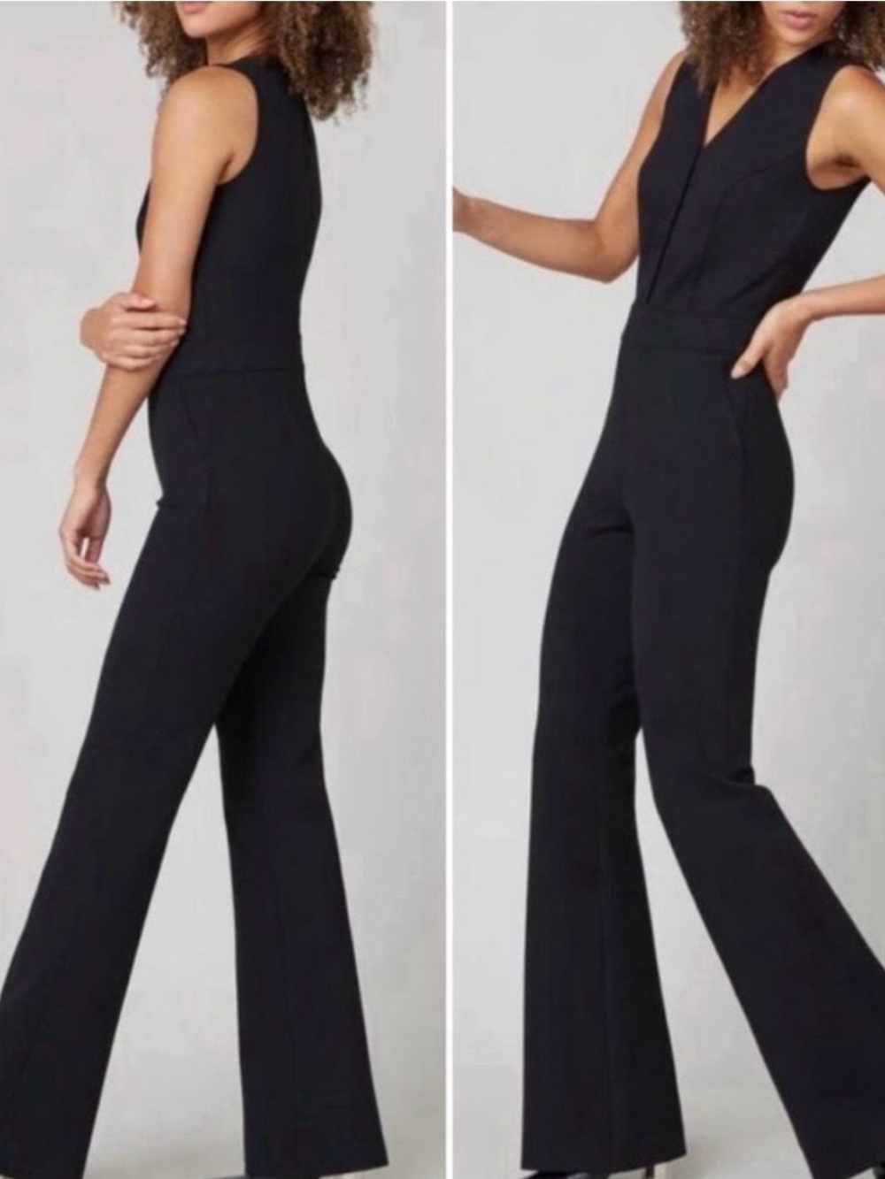Spanx The Perfect Jumpsuit Ponte Jumpsuit - Size S - Black